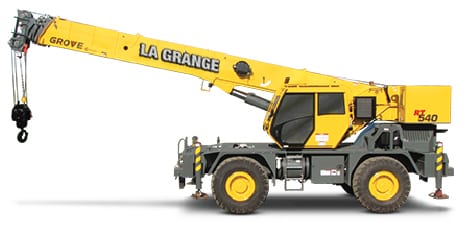 Rough Terrain Cranes for Rent in Milwaukee, WI